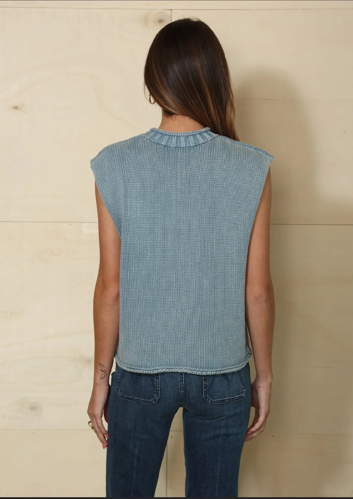 Cable Knit Sweater Vest