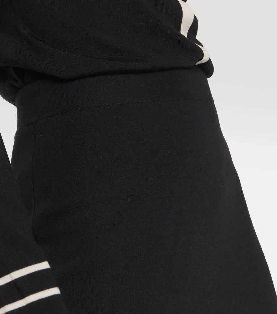 Enza midi skirt in natural wool 'S MAX MARA, black