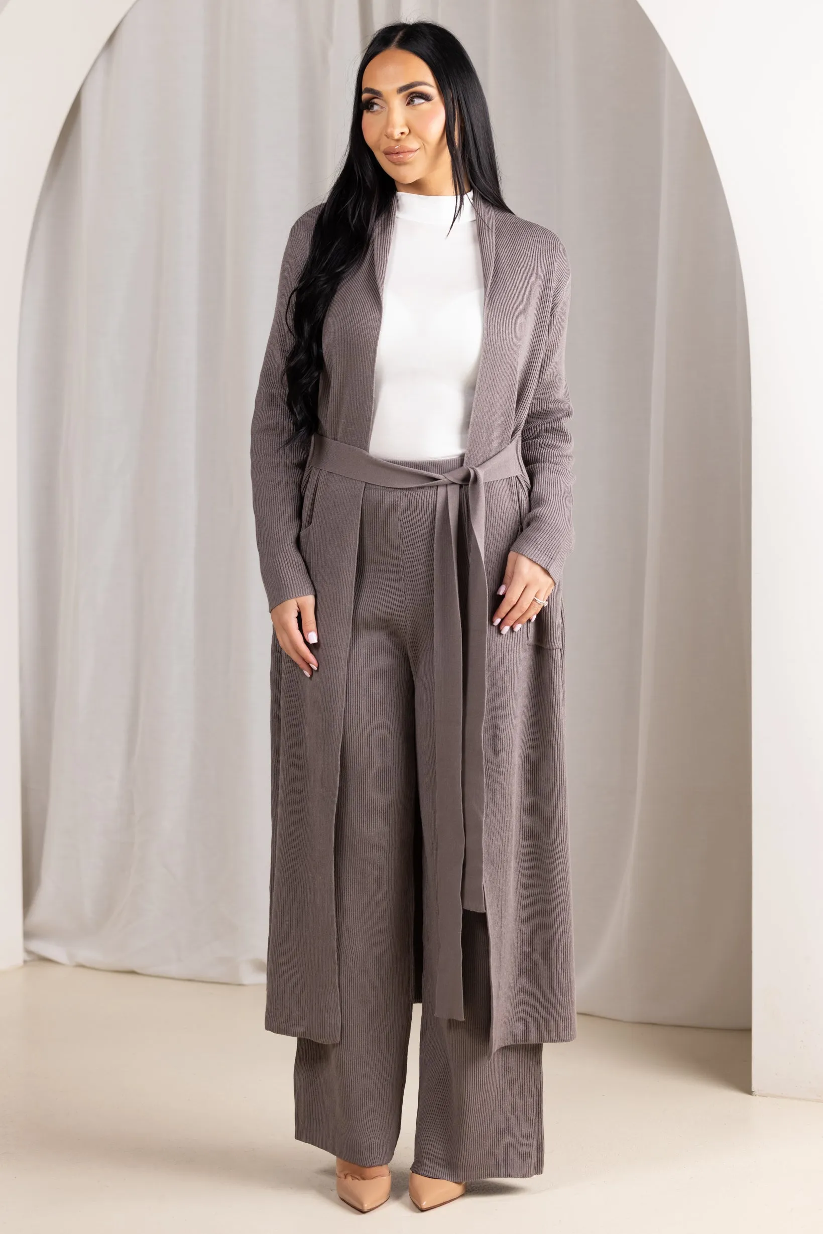 Jolanda Knit Cardigan & Pants Set