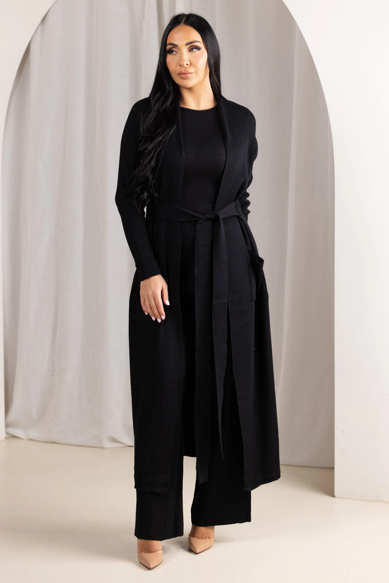 Jolanda Knit Cardigan & Pants Set