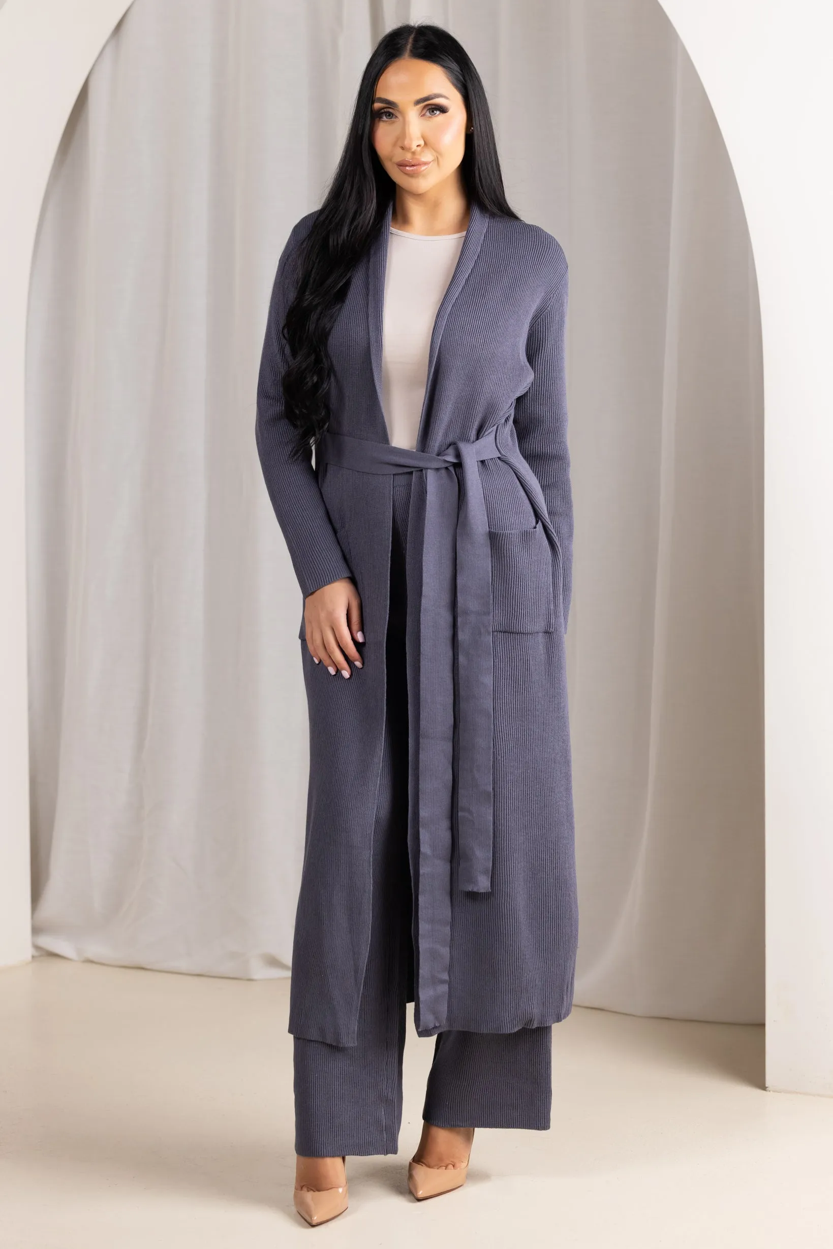 Jolanda Knit Cardigan & Pants Set