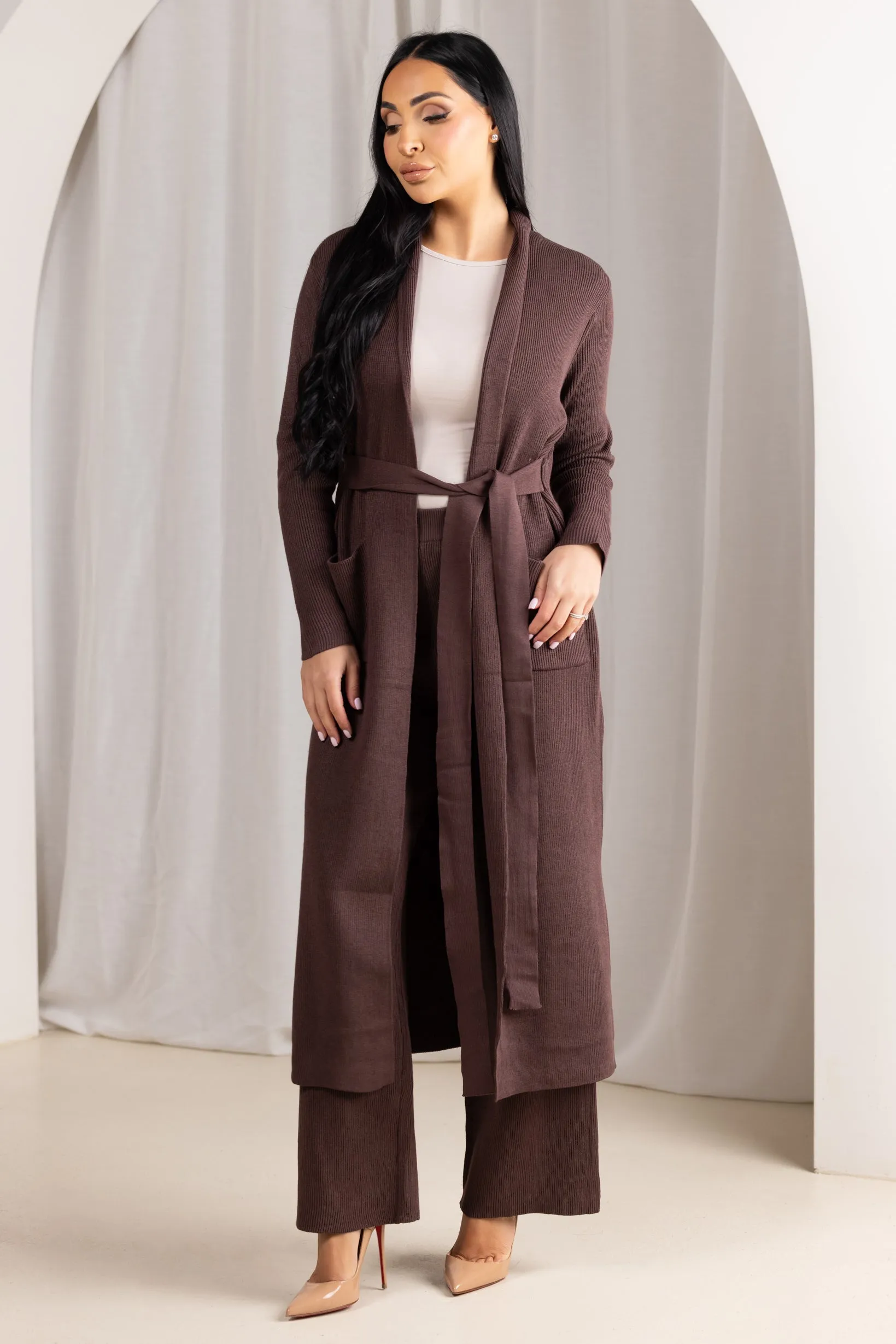 Jolanda Knit Cardigan & Pants Set
