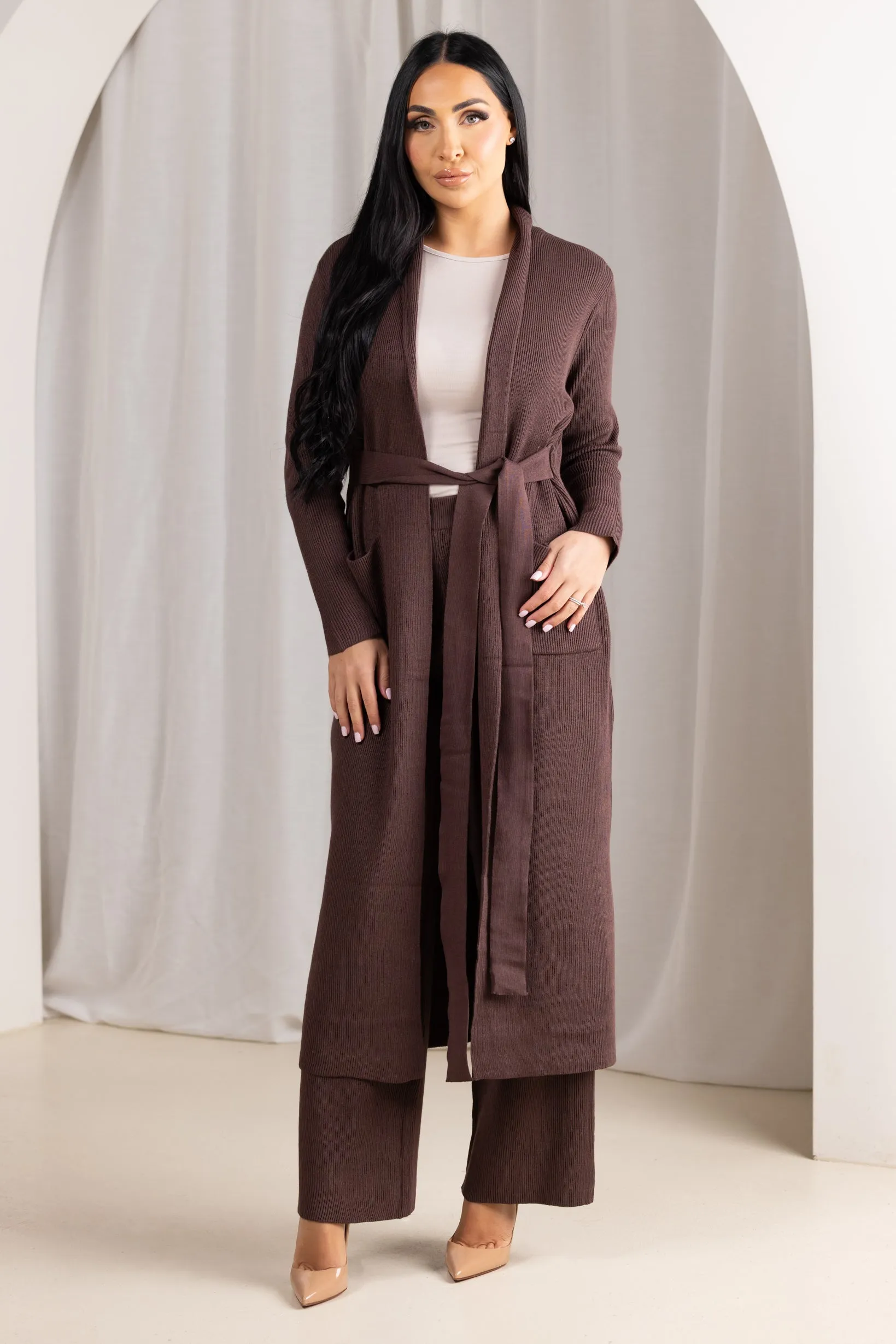 Jolanda Knit Cardigan & Pants Set