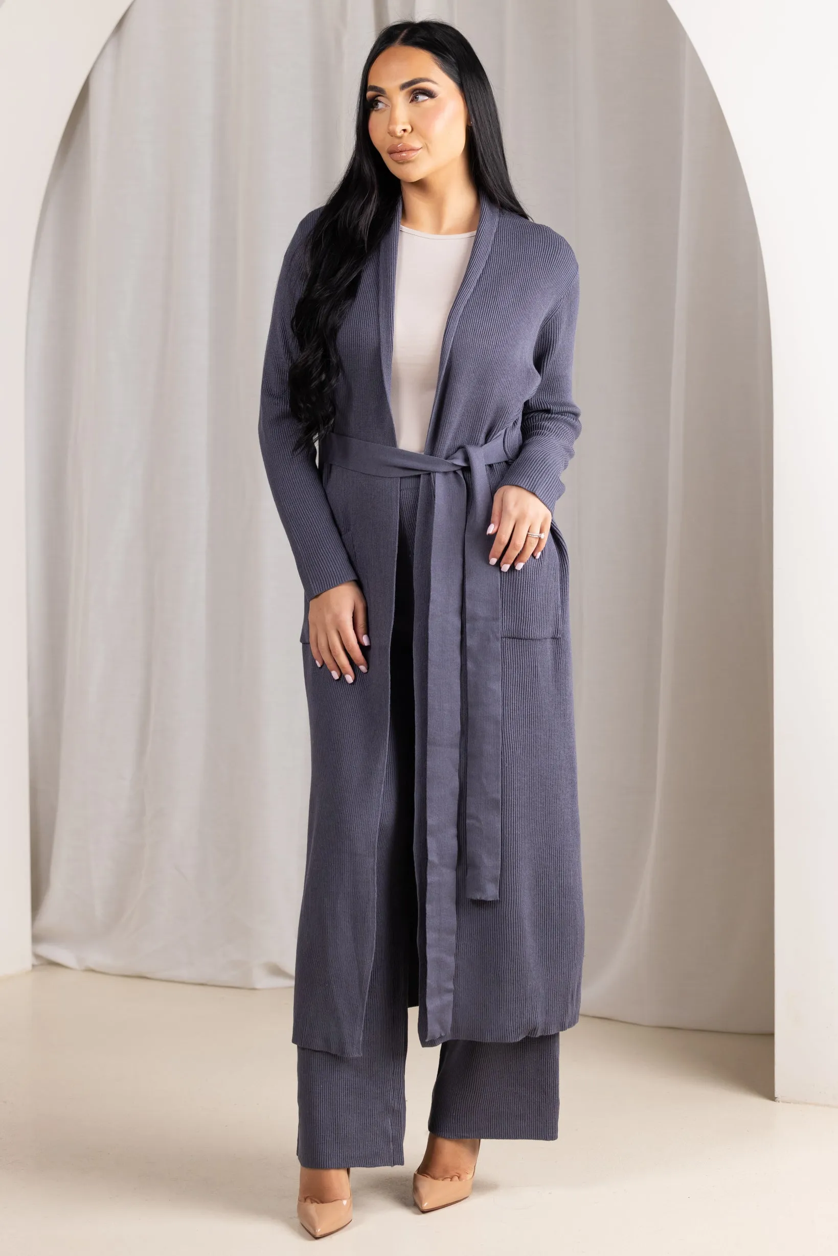 Jolanda Knit Cardigan & Pants Set