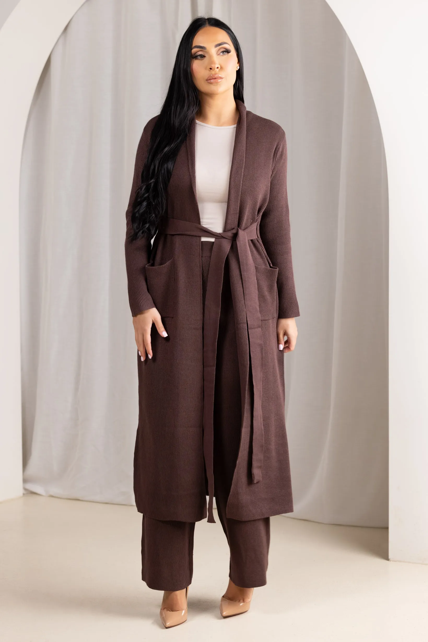 Jolanda Knit Cardigan & Pants Set