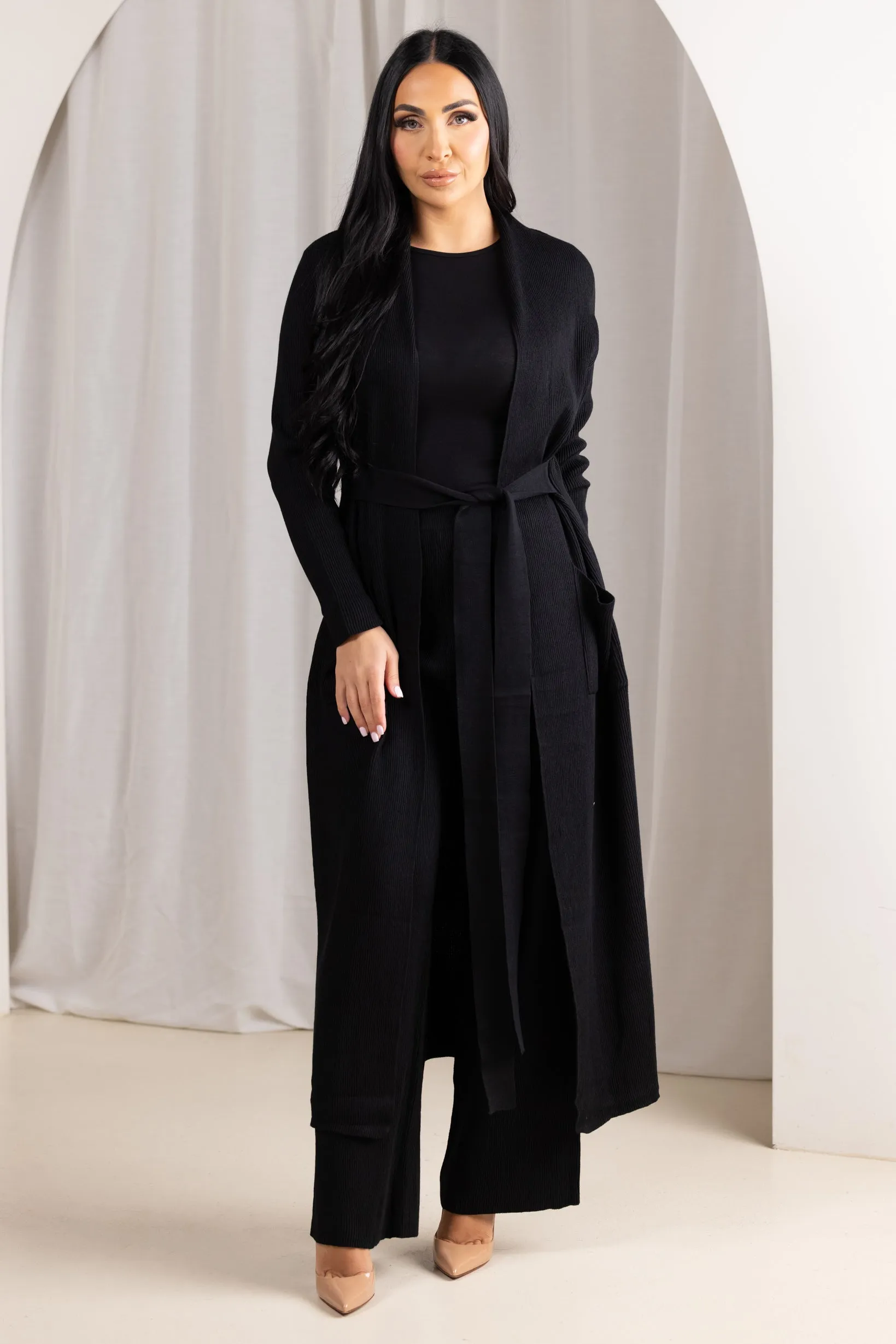 Jolanda Knit Cardigan & Pants Set