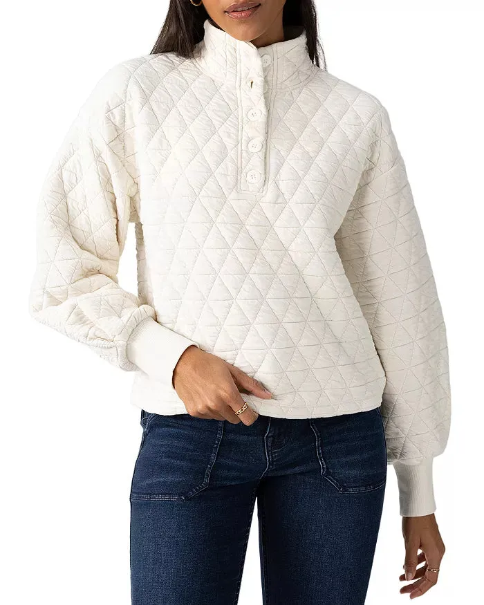 Quilted Button Up Popover
