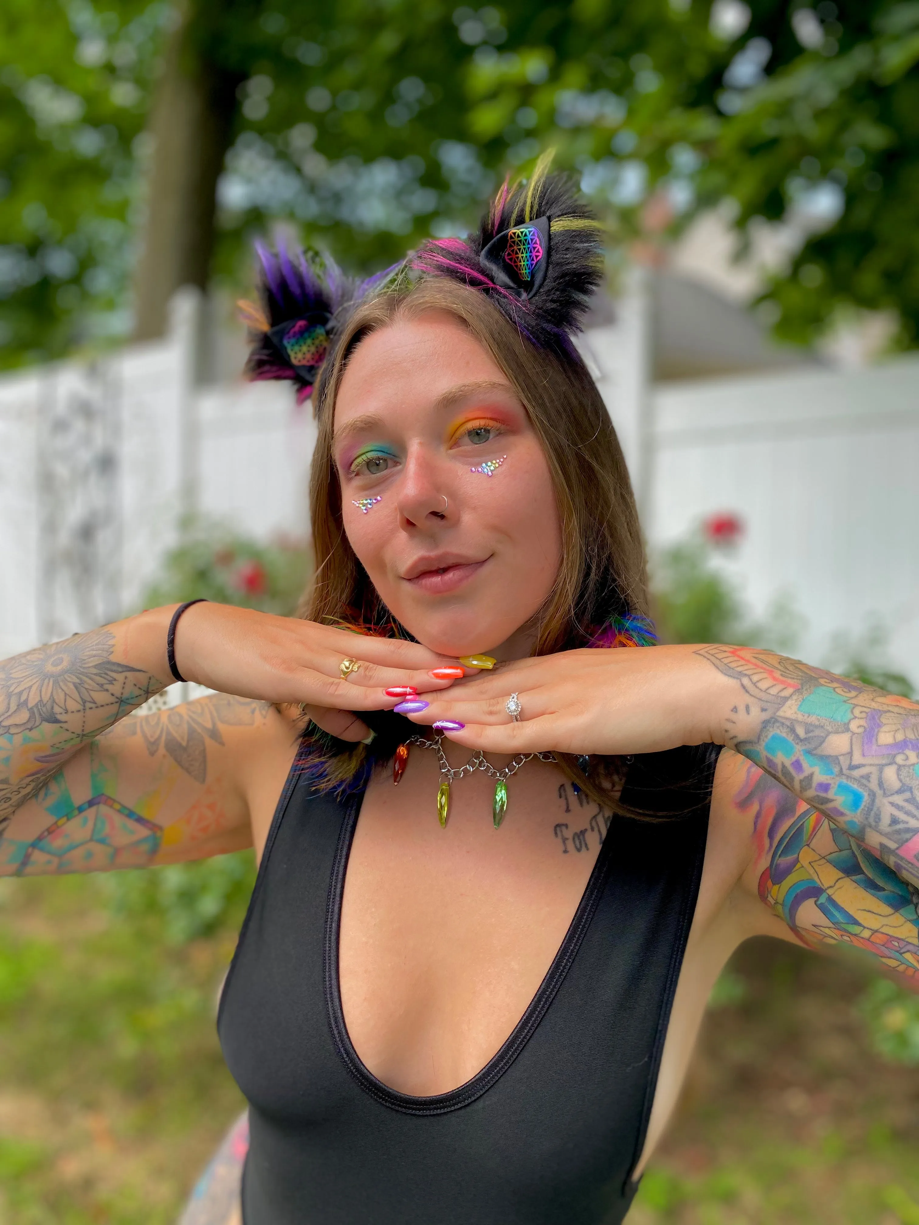 Sacred Rainbowz 🖤🌈 by @kellyy.annee