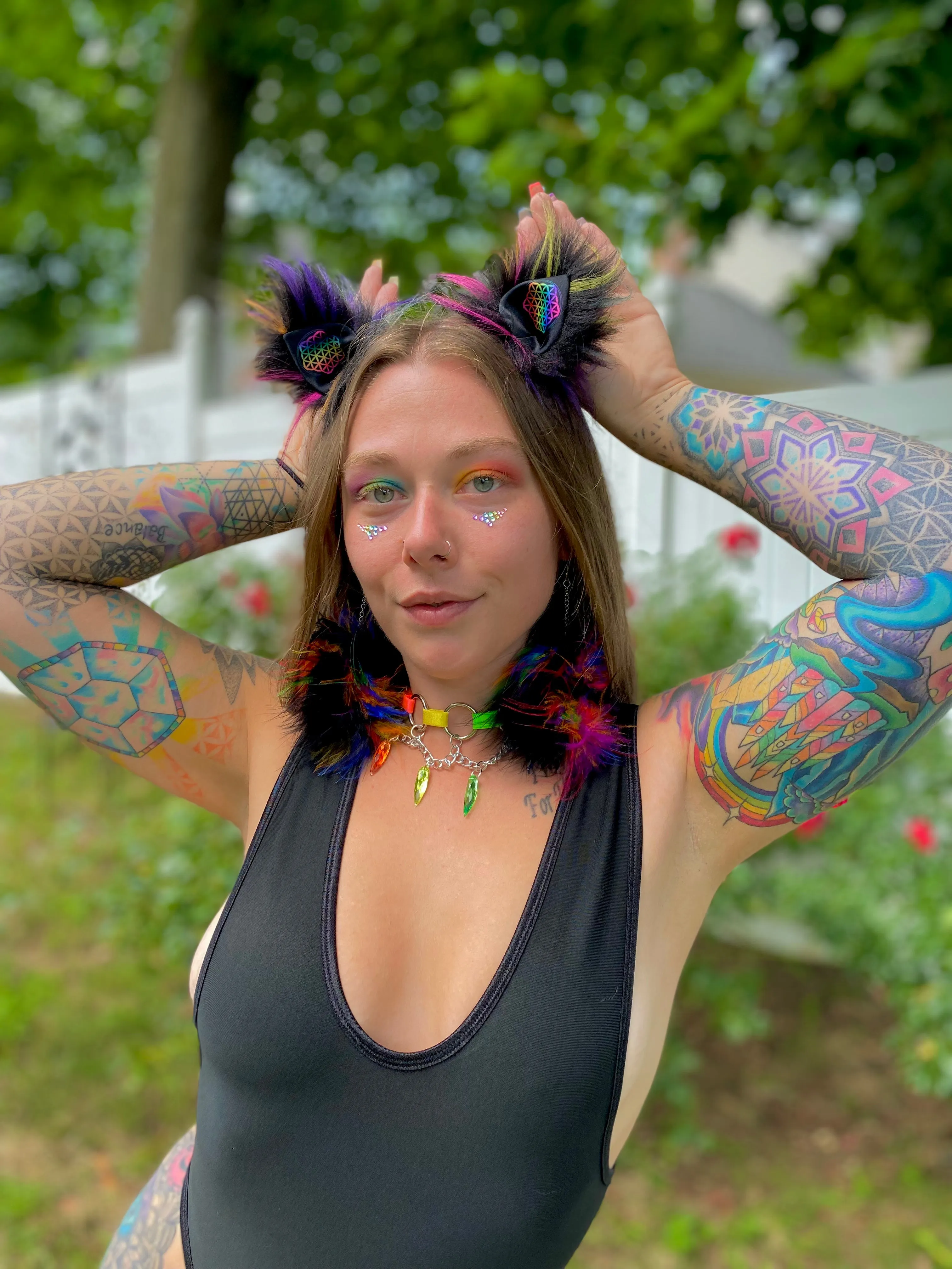 Sacred Rainbowz 🖤🌈 by @kellyy.annee