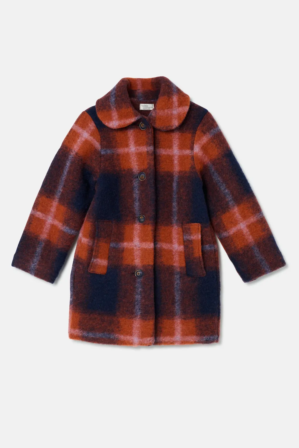 Warm plaid coat