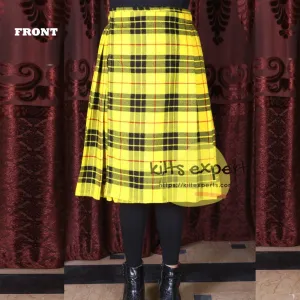 Women's Tartan Pleated Midi Kilt